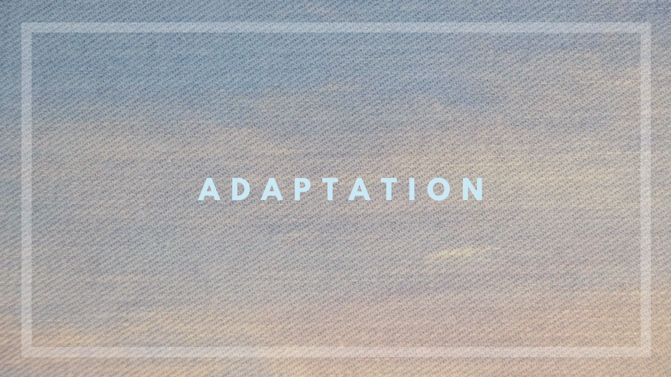 Adaptation: How to Make Your Clothing Work for You